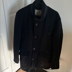 Black London Fog Men's winter dress Jacket - size large